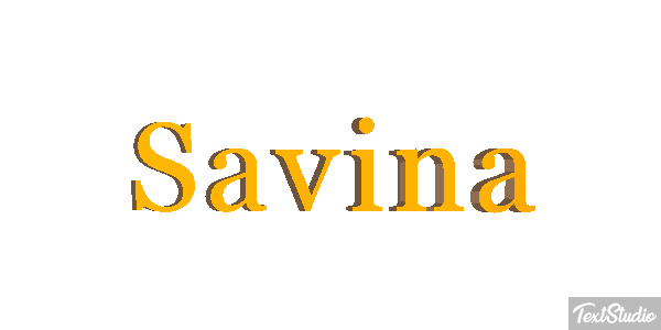 Savina Текстовый эффект