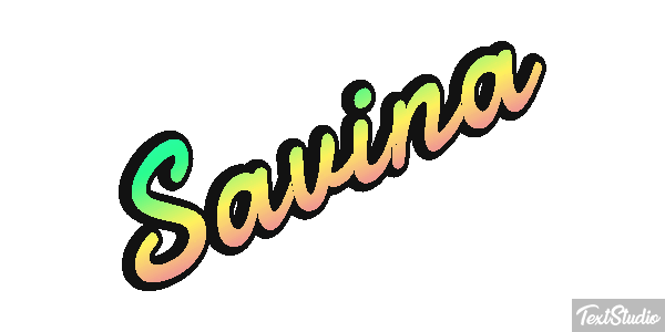 Savina Текстовый эффект