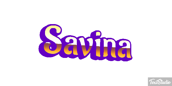 Savina Текстовый эффект