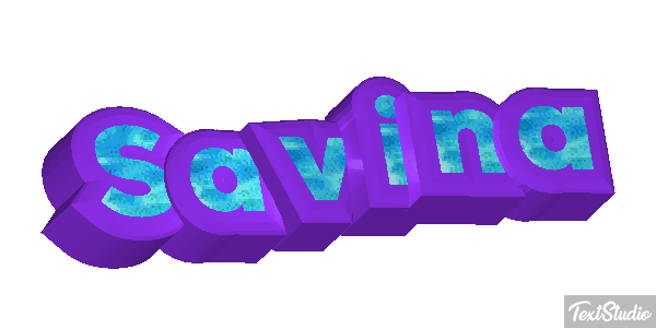 Savina Текстовый эффект