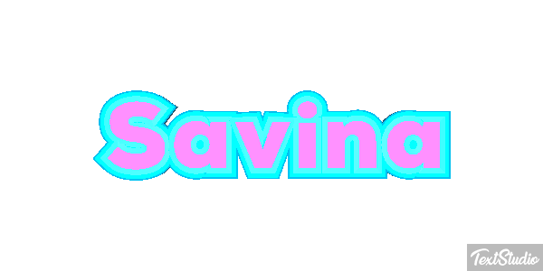 Savina Текстовый эффект