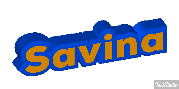 Savina Текстовый эффект