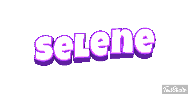 Séléné Efecto de texto