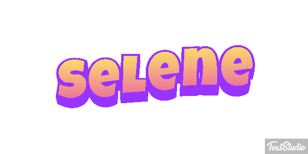 Séléné Efecto de texto