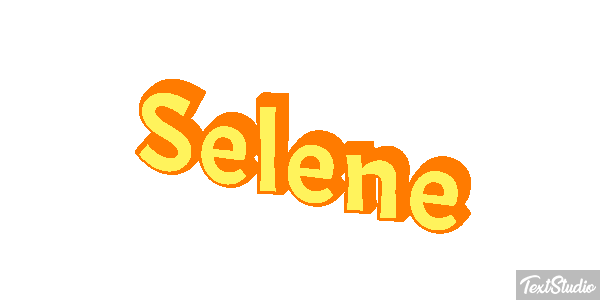 Séléné Efecto de texto