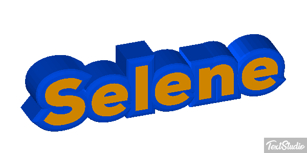 Séléné Efecto de texto