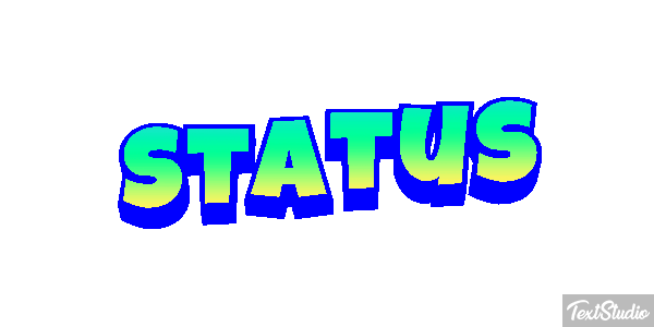 Status Tekst effect