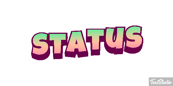 Status Tekst effect