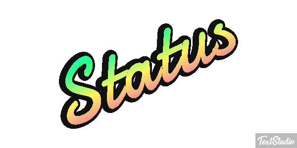 Status Tekst effect