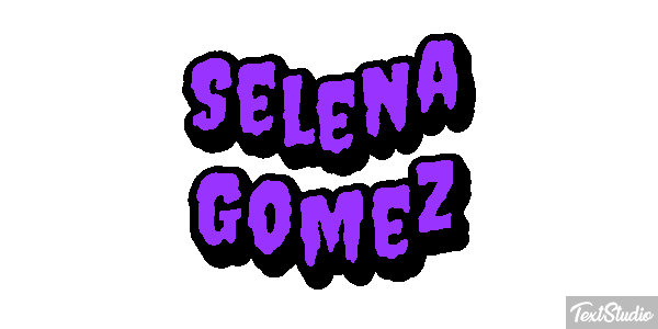 Selena Gomez Text effect