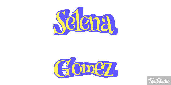 Selena Gomez Text effect