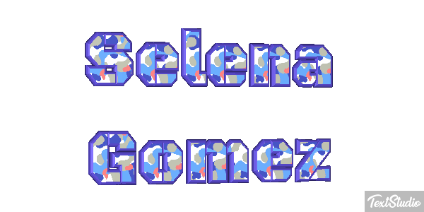 Selena Gomez Text effect