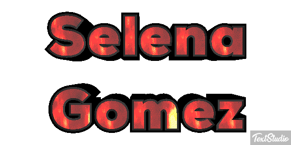 Selena Gomez Text effect