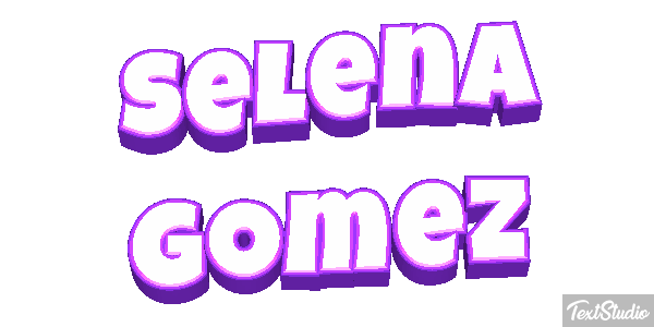 Selena Gomez Text effect