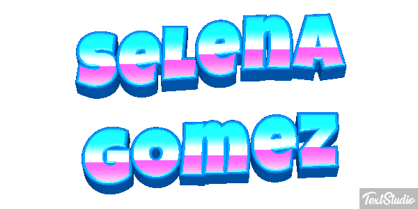 Selena Gomez Text effect