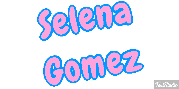 Selena Gomez Text effect