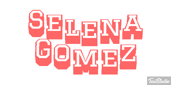 Selena Gomez Text effect