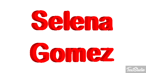 Selena Gomez Text effect