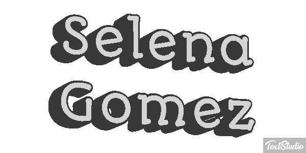 Selena Gomez Text effect