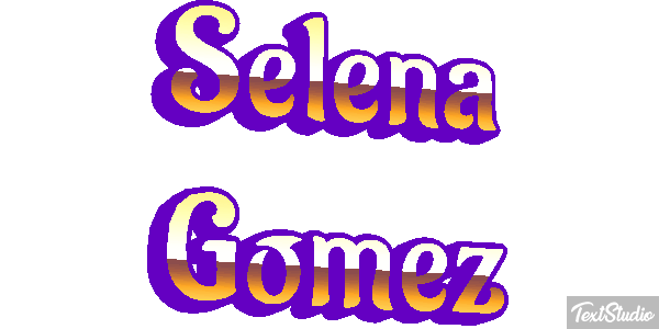 Selena Gomez Text effect