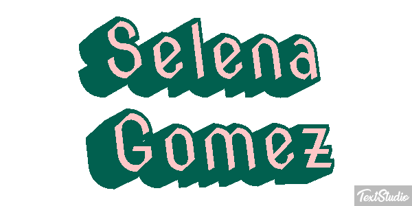 Selena Gomez Text effect