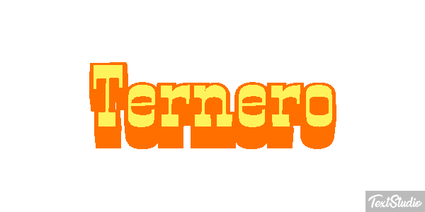 Ternero Efecto de texto