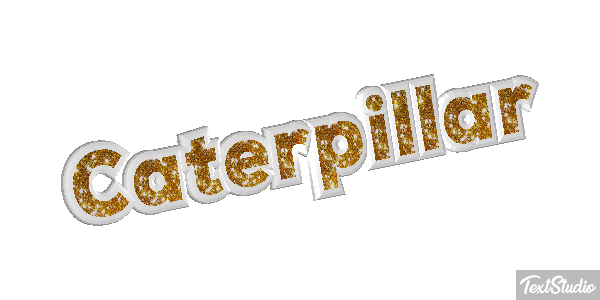 Caterpillar Texteffekt