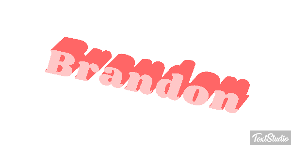 Brandon Name Animated GIF Logo Designs
