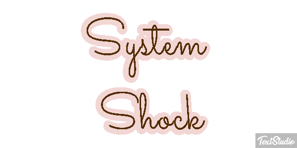 System Shock Efekt tekstowy