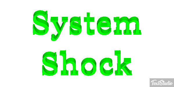 System Shock Efekt tekstowy