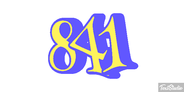 841 Efekt tekstowy