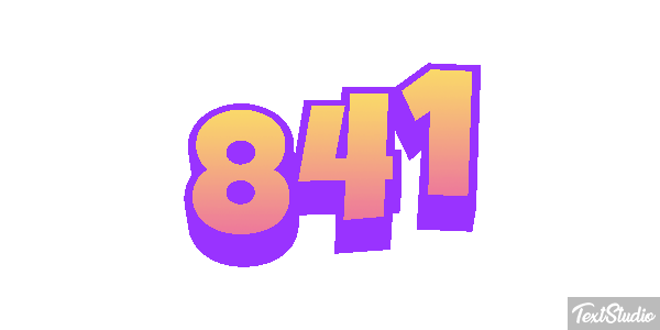 841 Efekt tekstowy
