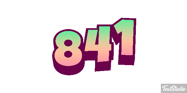 841 Efekt tekstowy