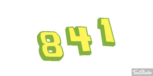 841 Efekt tekstowy