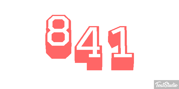 841 Efekt tekstowy