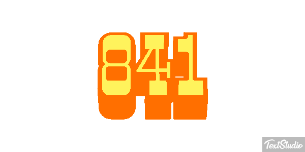 841 Efekt tekstowy