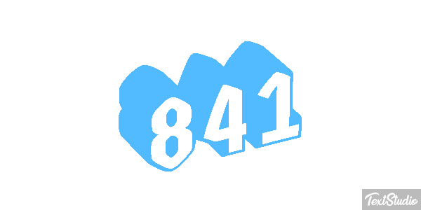841 Efekt tekstowy