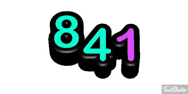 841 Efekt tekstowy
