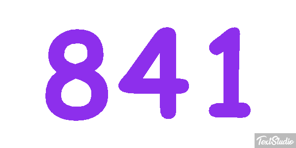 841 Efekt tekstowy