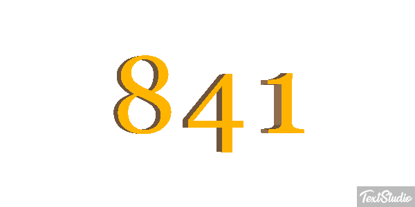 841 Efekt tekstowy