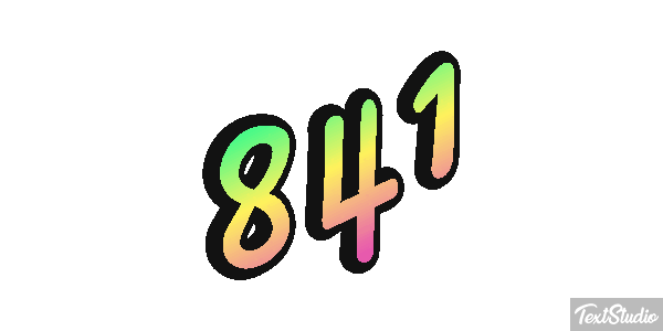 841 Efekt tekstowy