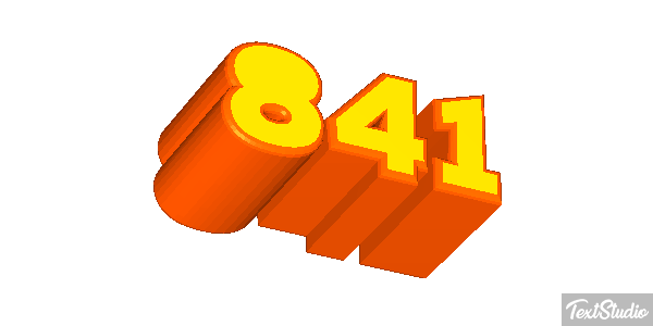 841 Efekt tekstowy