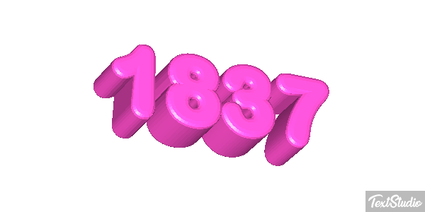 1837 Text effect