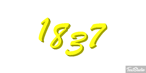 1837 Text effect