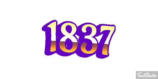 1837 Text effect