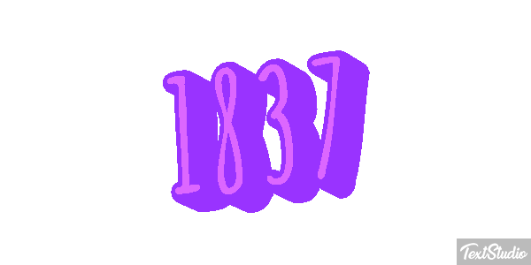1837 Text effect