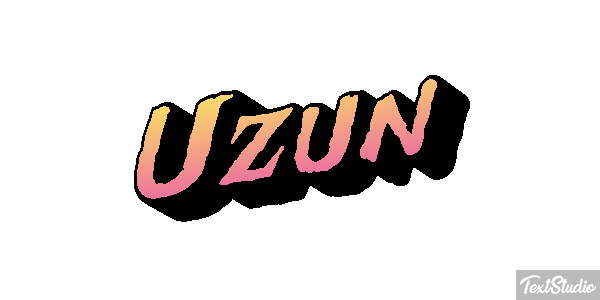 Uzun Effetto testo