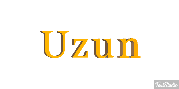 Uzun Effetto testo