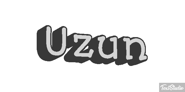 Uzun Effetto testo
