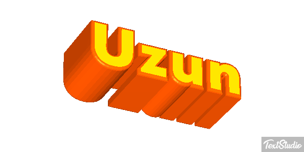 Uzun Effetto testo